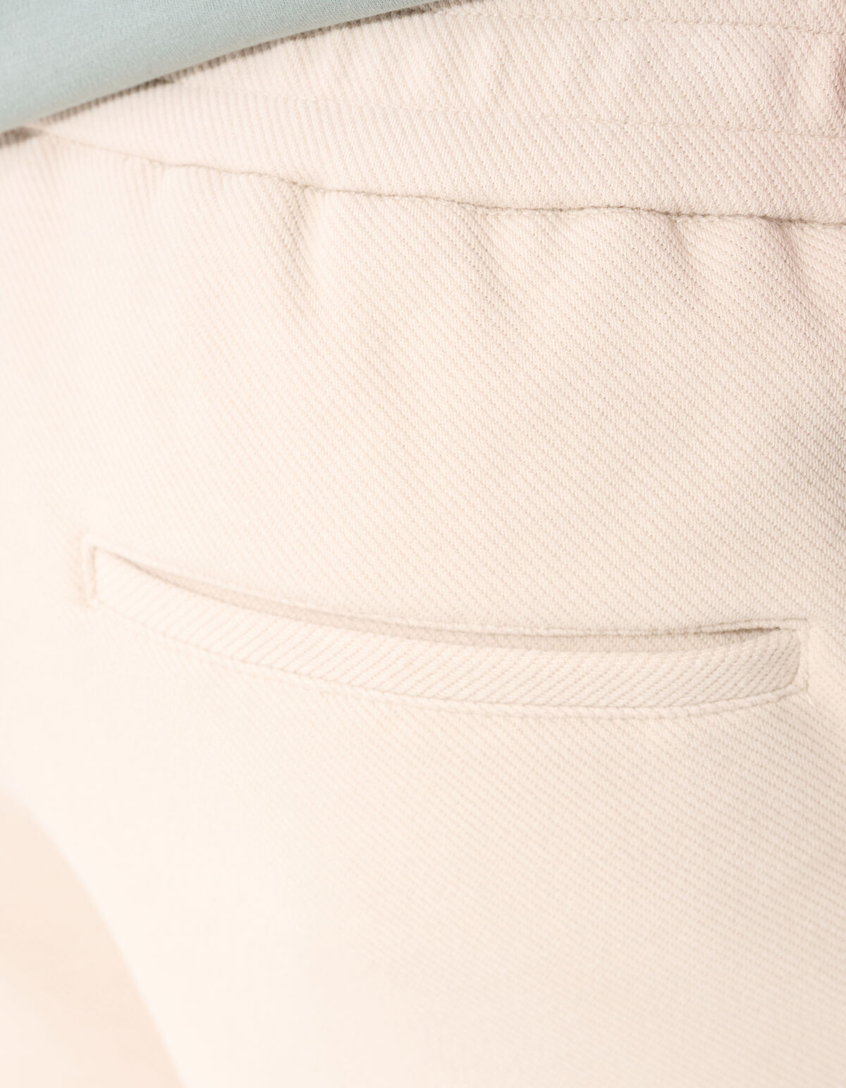 Structuur Regular Fit Short Zand