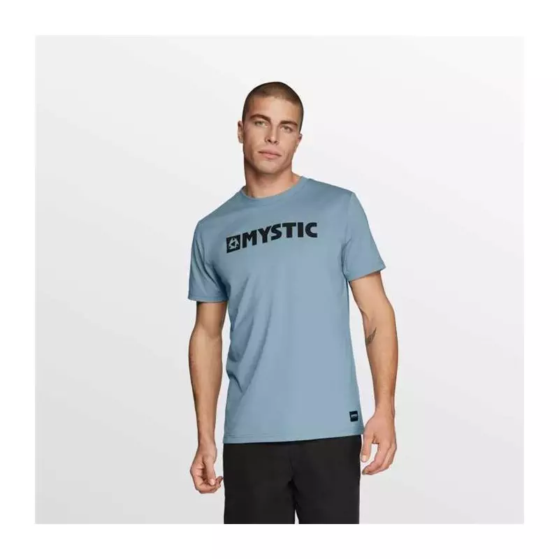 Tee shirt MYSTIC Brand Tee Grey Blue