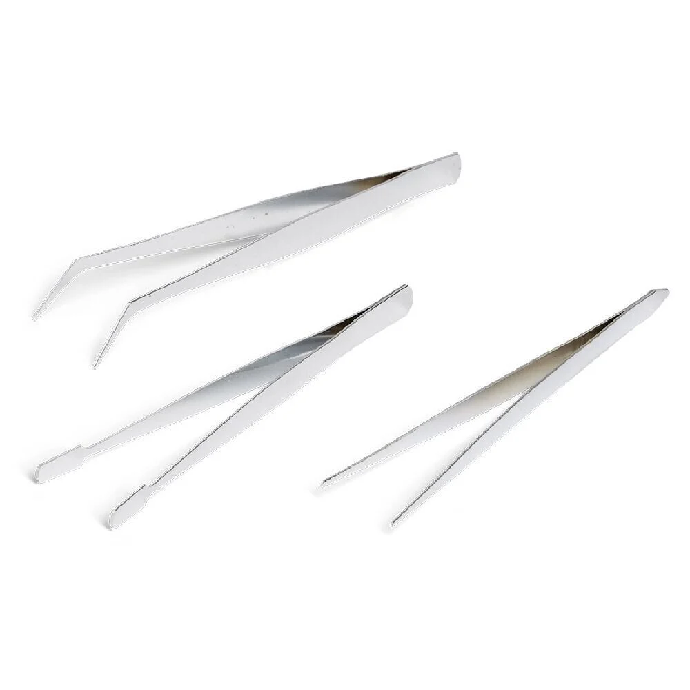 Lot de 3 pinces de précision en fer