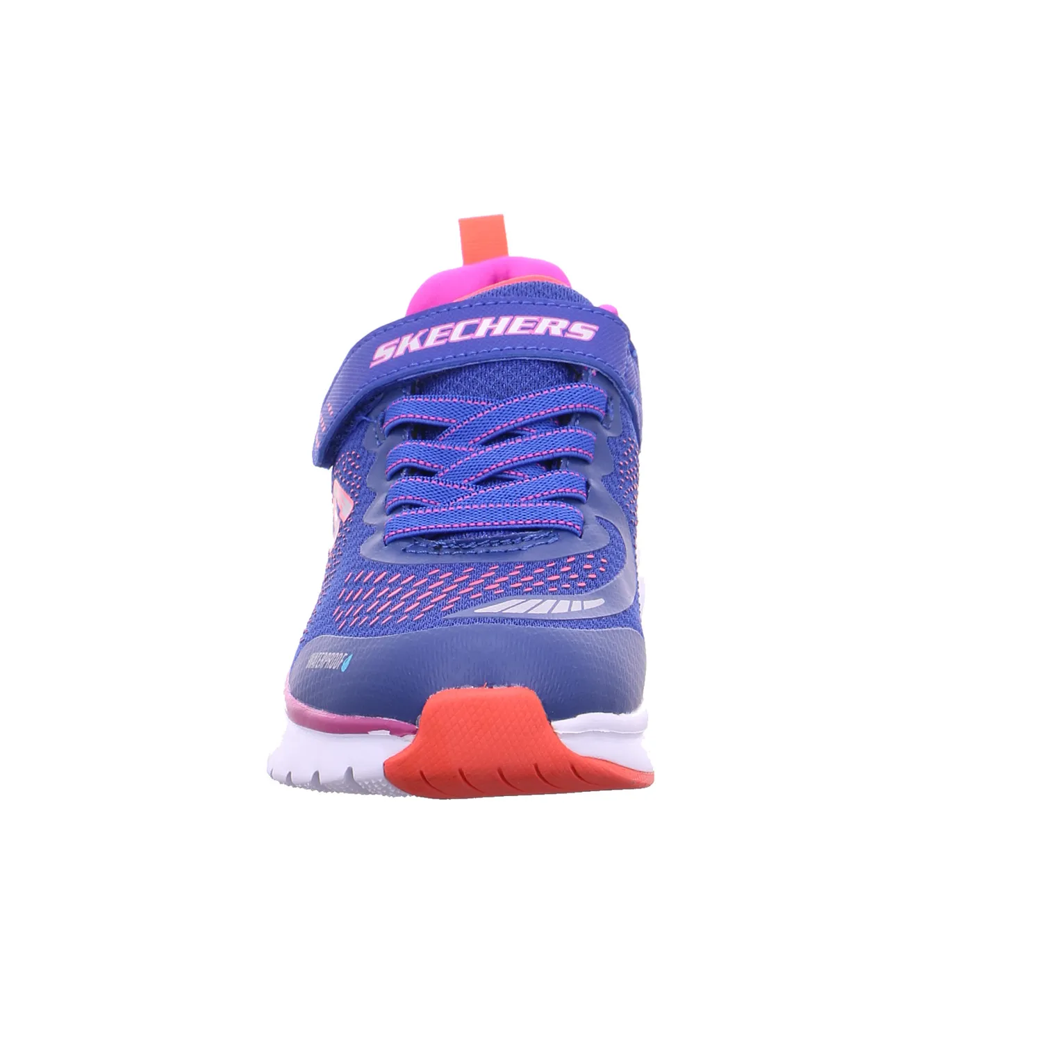 SKECHERS Mädchen-Halbschuh Klett Blau Synthetik  Sneaker Waterproof