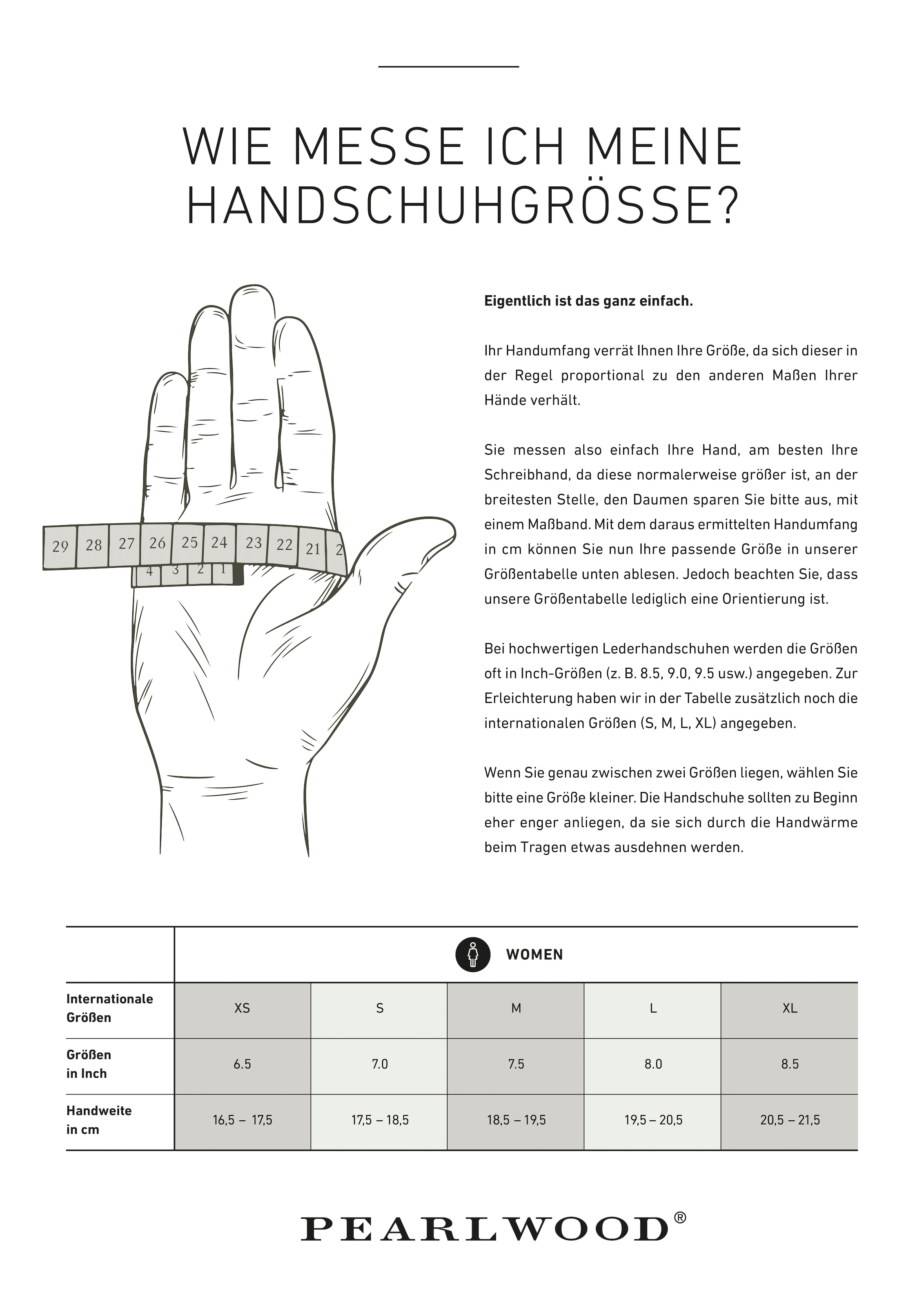 PEARLWOOD Lederhandschuhe »Lipa« Touchscreen proofed - mit 10 Fingern bedienbar