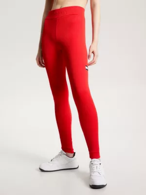 Leggings caneladas essenciais de comprimento total