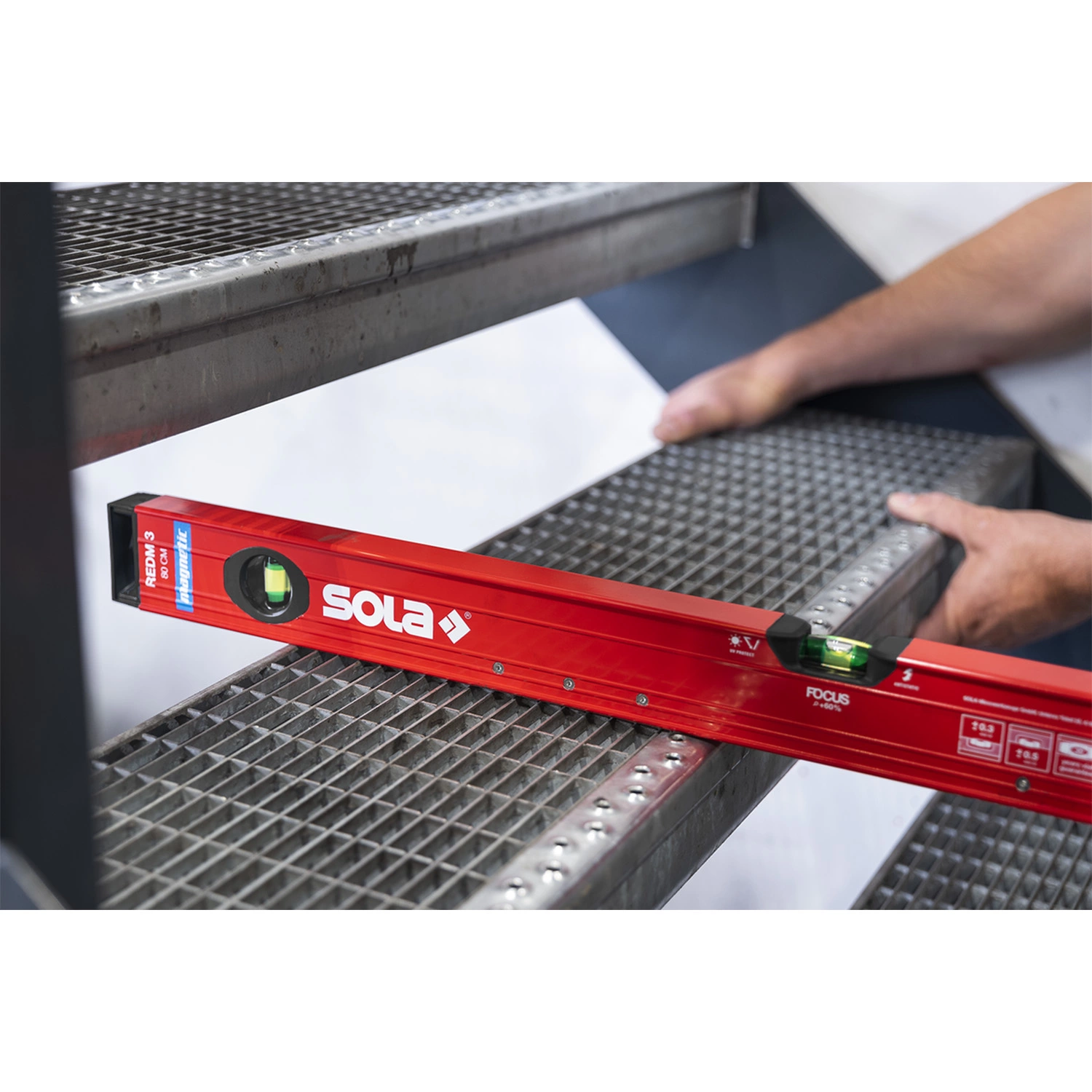 Sola RedM 3 80 Aluminium waterpas - Magnetisch - 800mm