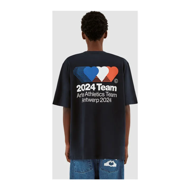 Arte Antwerp T-shirt Heart France | Bleu marine