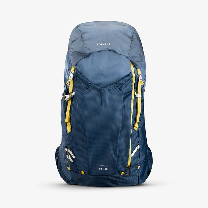 Decathlon Forclaz - Mochila ultraleve Forclaz MT900 masculina, 50+10 litros.