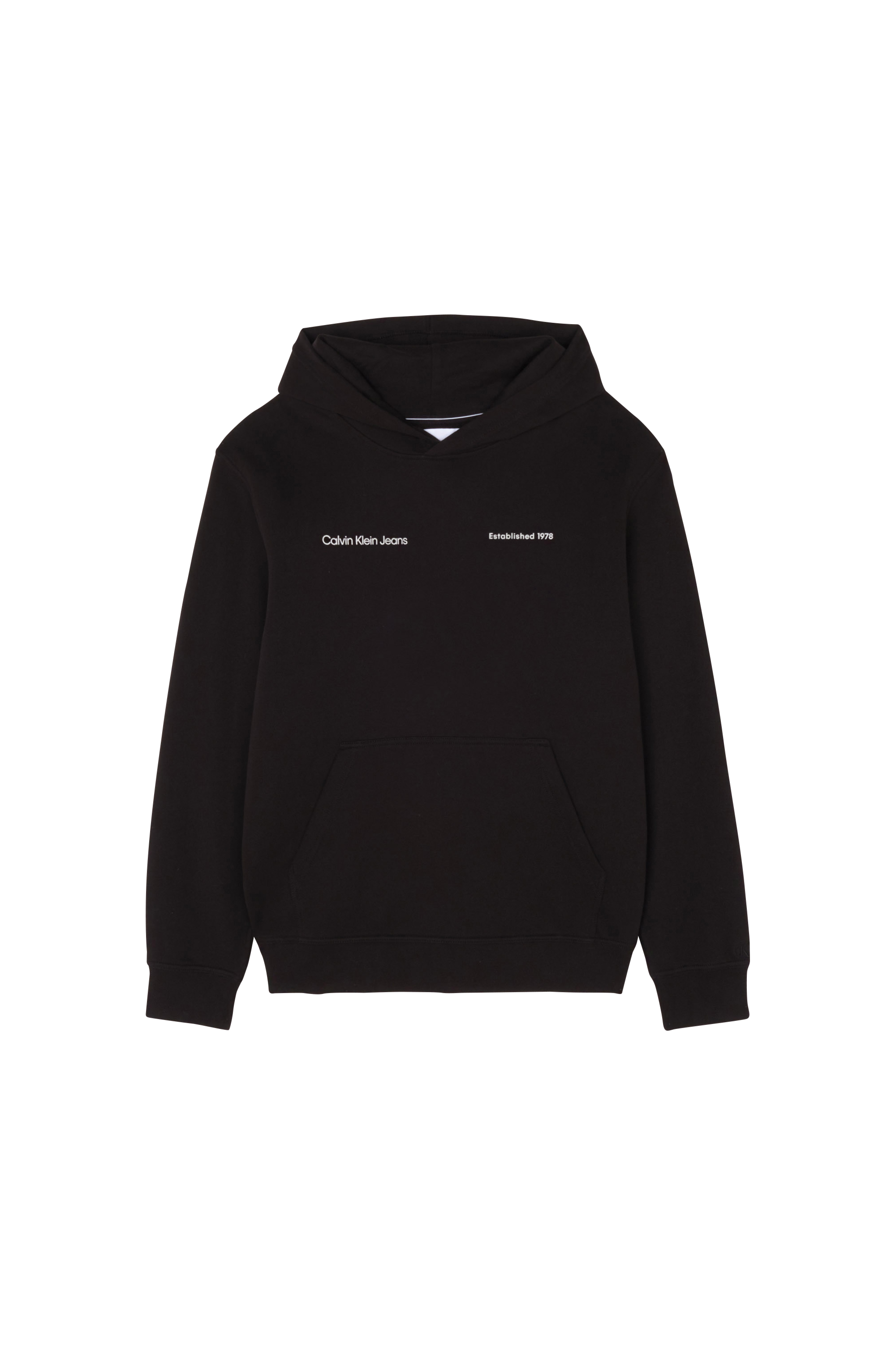 CALVIN KLEIN JEANS Hoodie  BIG BOX LOGO  Noir