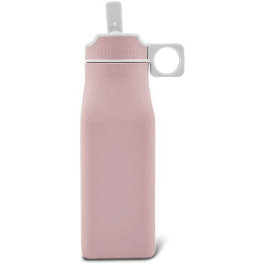 Nuuroo Trinkflasche Lindi Silikon 450 ml Woodrose