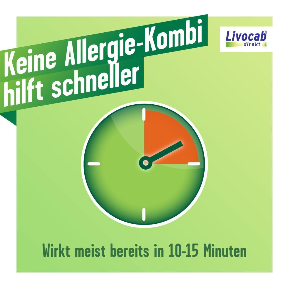 Livocab® direkt Kombi 4 ml Augentropfen + 5 ml Nasenspray