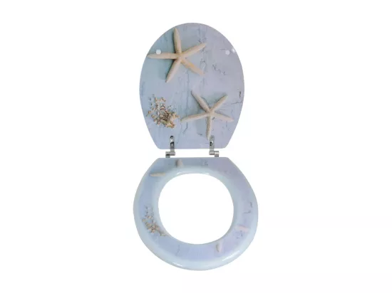 Abattant wc MDF Etoile de mer - Charnières Inox MSV