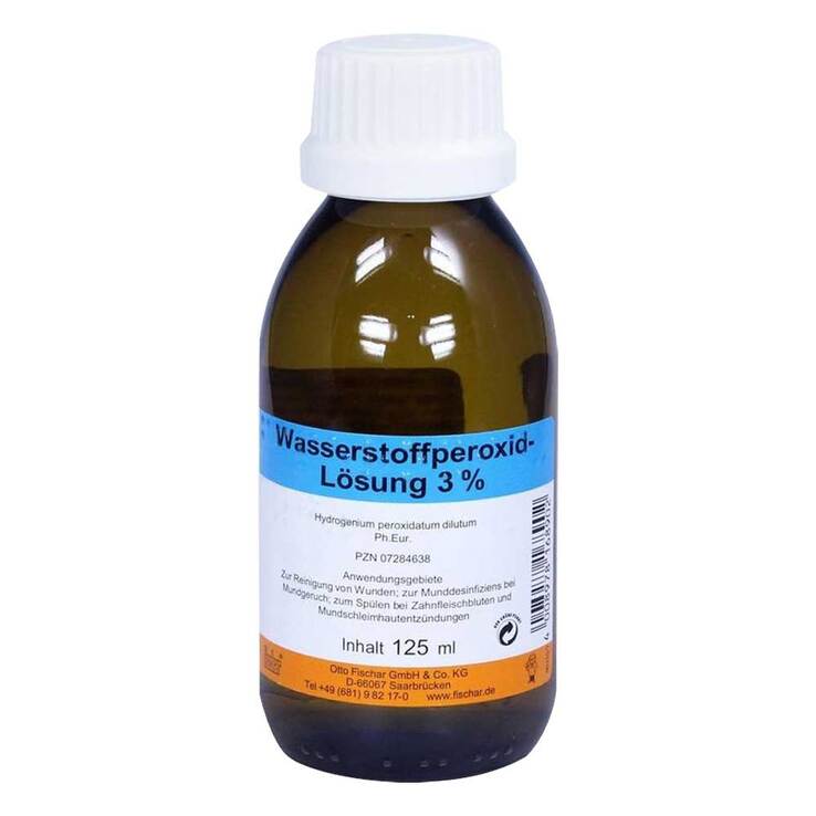 Wasserstoffperoxyd Lösung 3% Ph.Eur., 125 ml