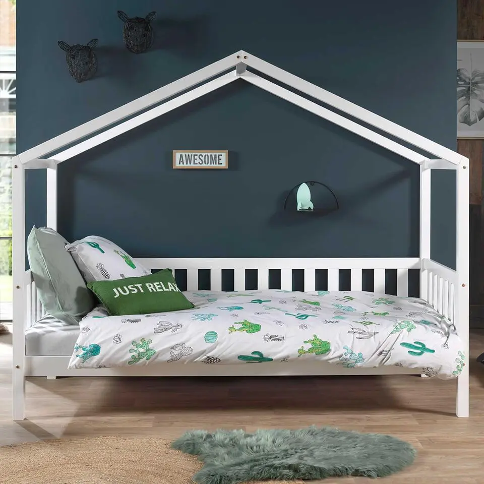 Bedhuisje Dallas 2 90x200 - wit