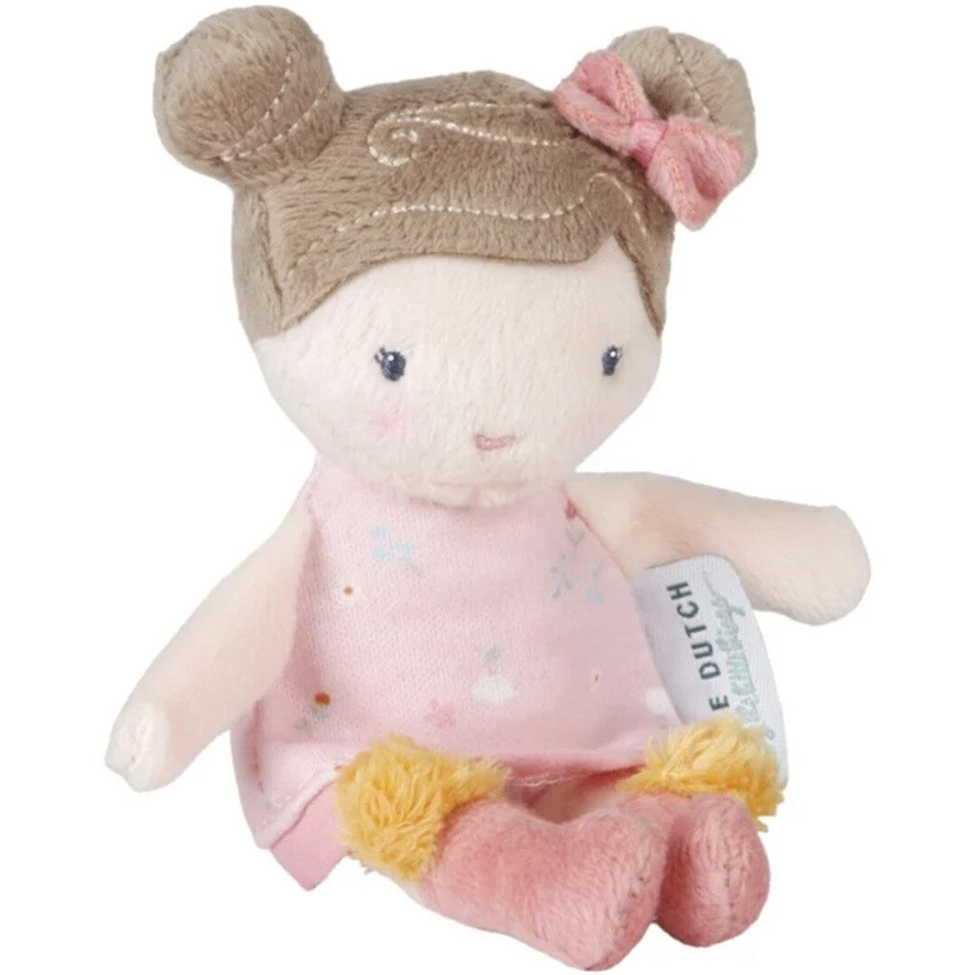 Little dutch lappenpop rosa - lichtroze - 10 cm