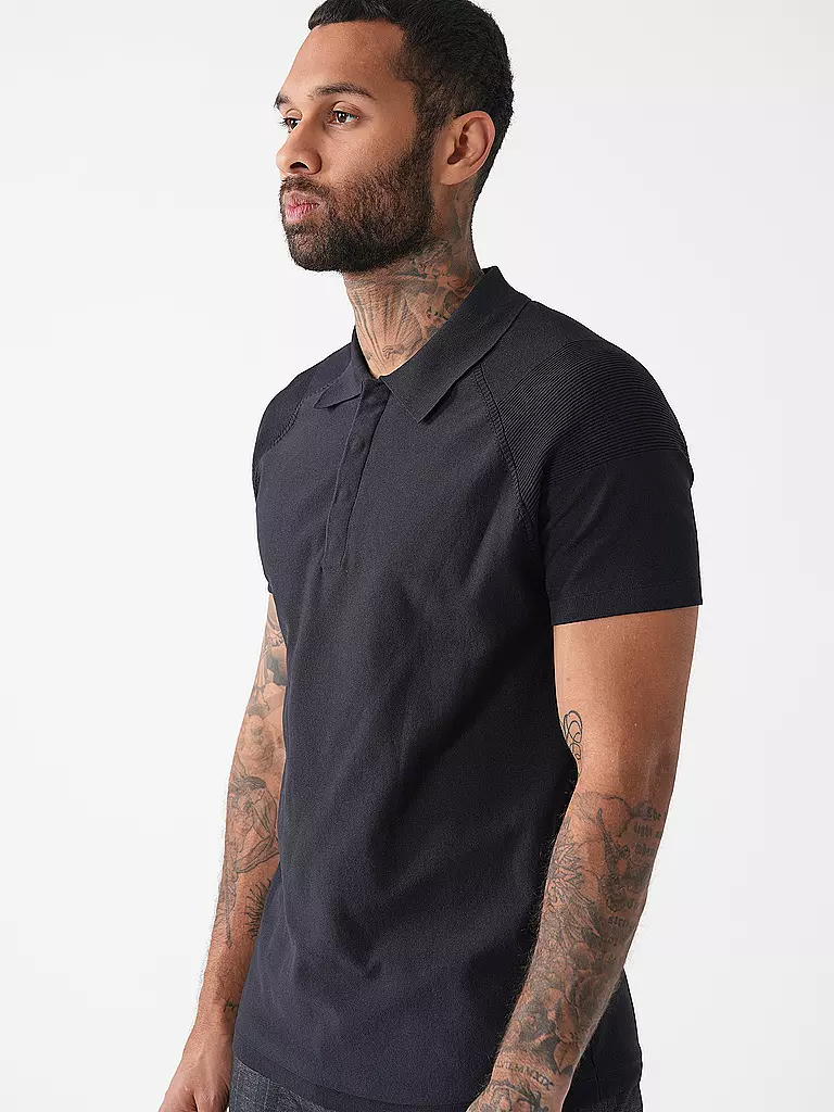 ALPHATAURI Poloshirt FENZI schwarz