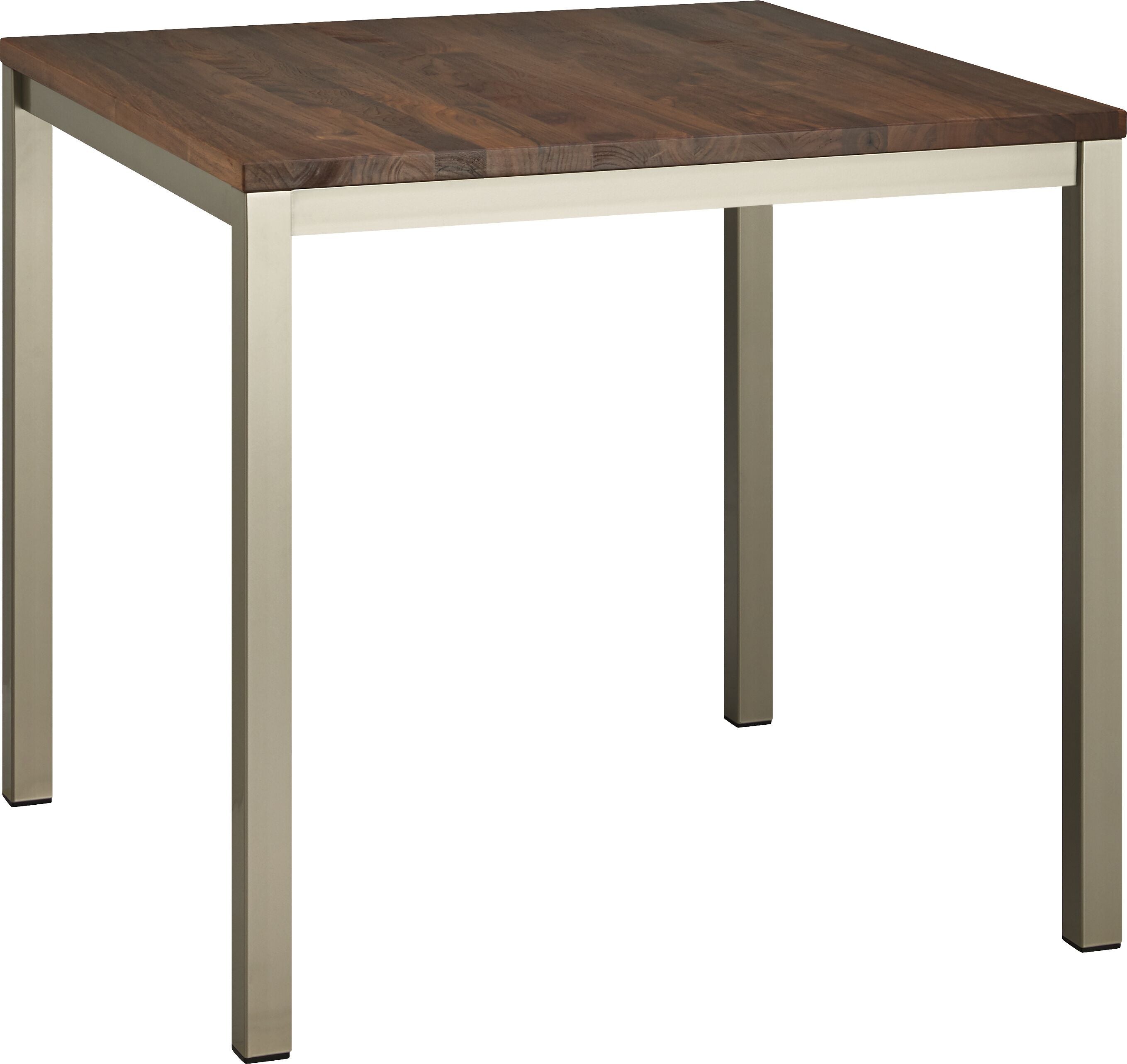 ALEXIS II Tisch - Nussbaum / B: 80.0 cm x T: 80.0 cm x H: 75.0 cm
