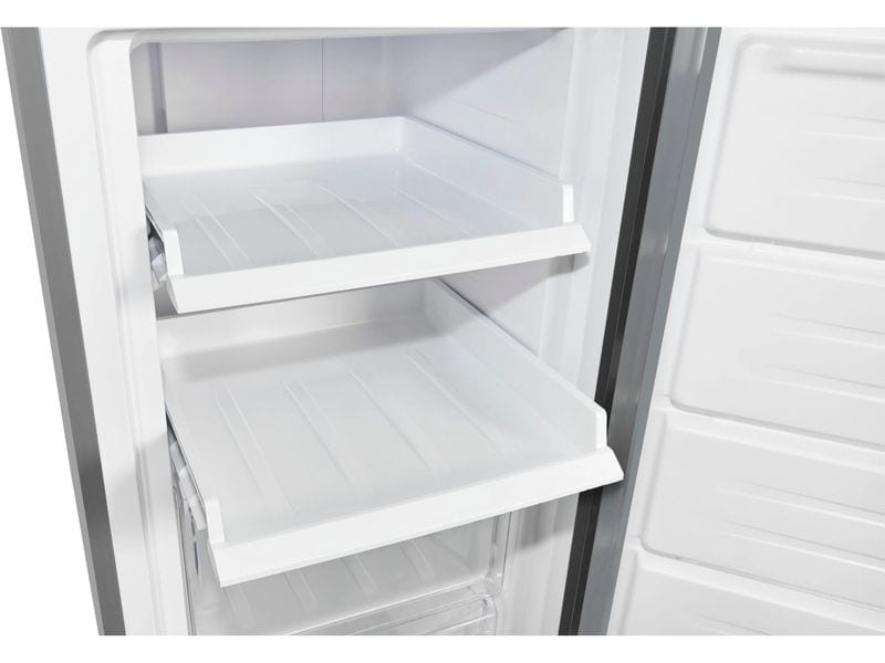 SPC Gefrierschrank H-GS3450 INOX-Look Rechts/Wechselbar Freistehender Gefrierschrank