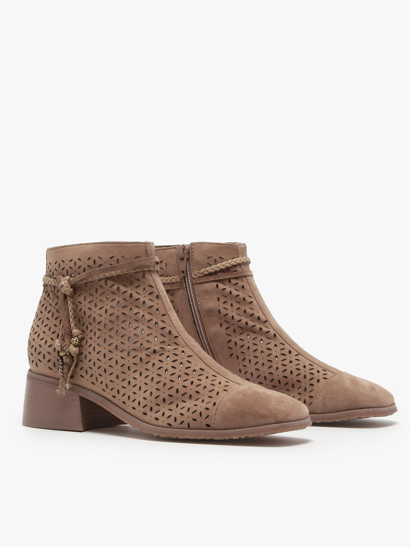 Bottines en cuir MAM'ZELLE
