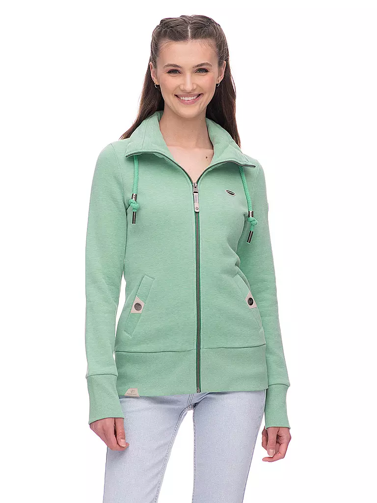 RAGWEAR Sweatjacke RYLIE mint