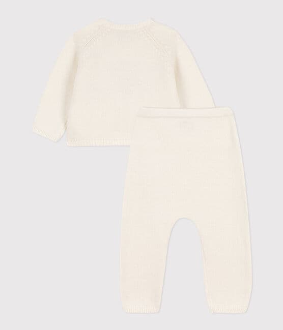 Ensemble en tricot laine et coton bébé