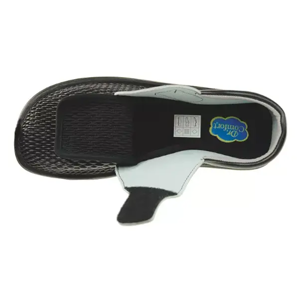 Sapatos de uso temporário Dr. Comfort Chut Brice, tamanho 43, pretos