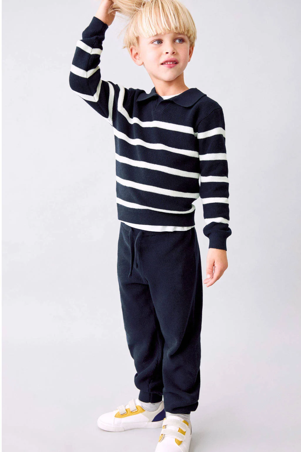 Mango Kids casual broek marine