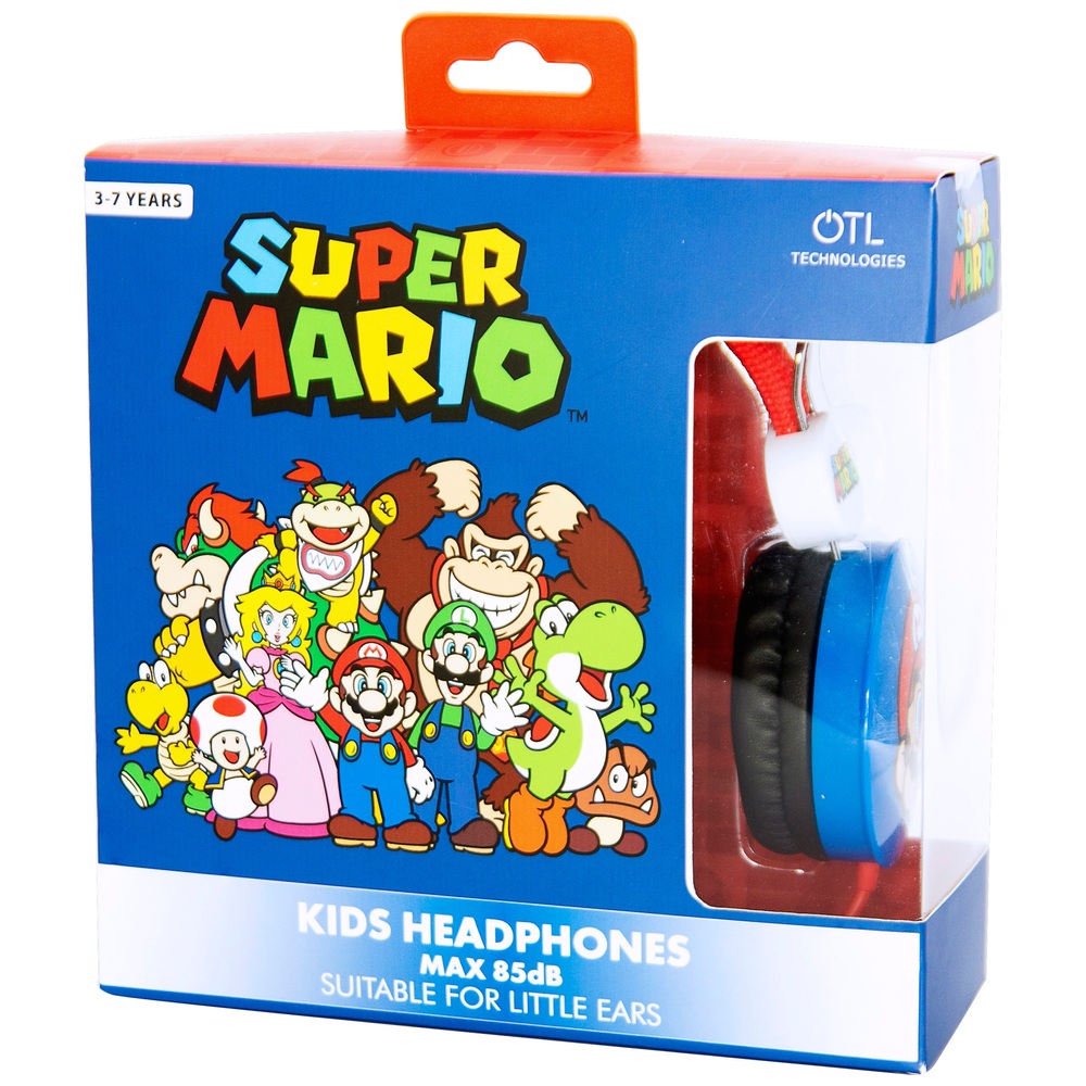 Super Mario Kinderkopfhörer Blau