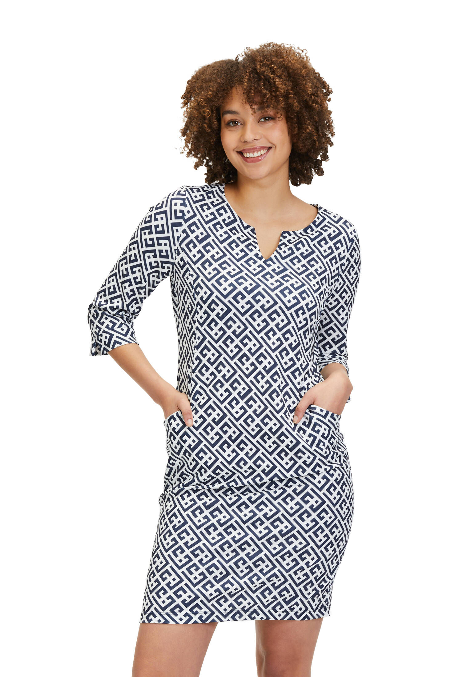 Cartoon| Damen Casual-Kleid mit Muster