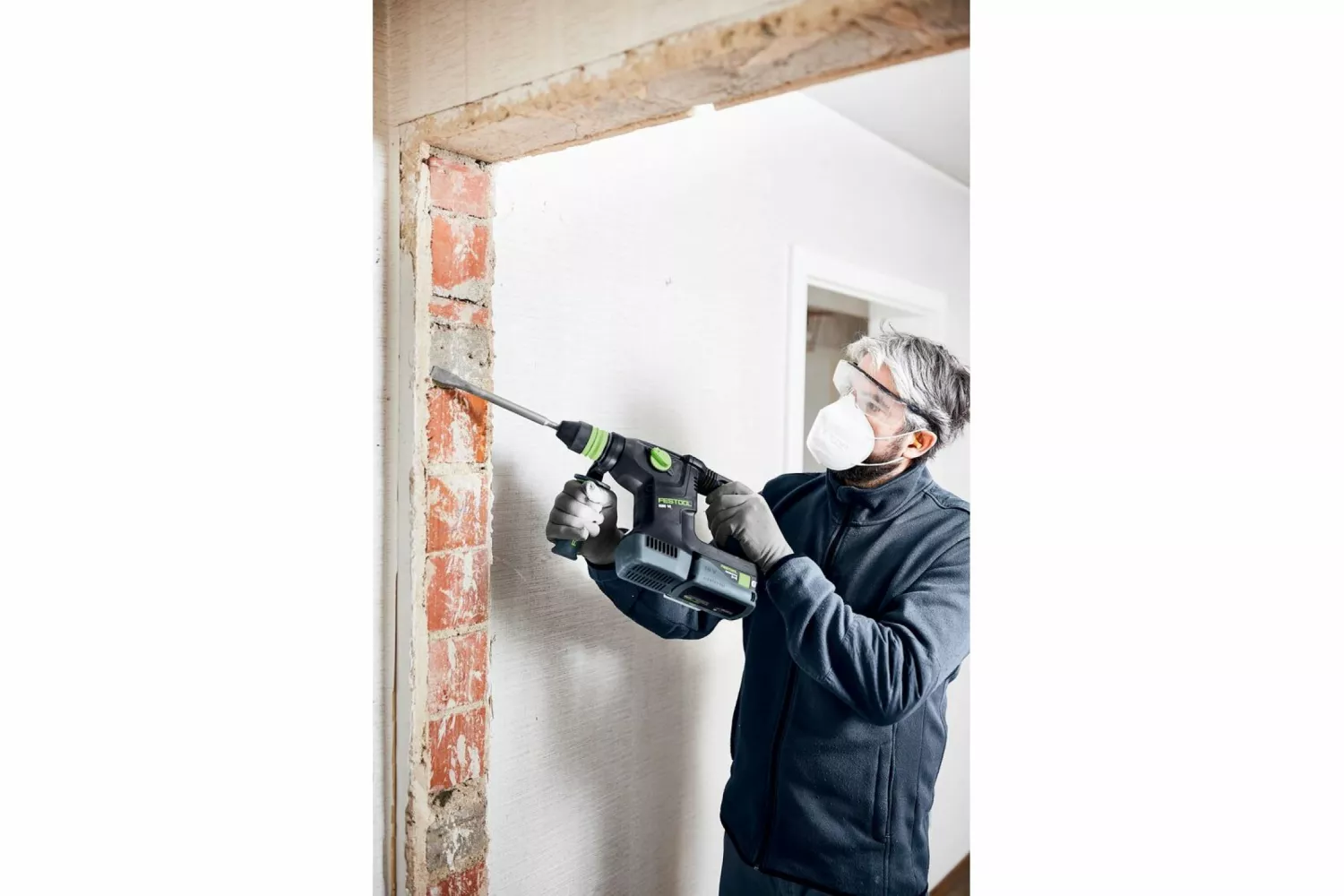 Festool KHC 18 5,0 EBI-Plus Accu-combihamer (2x 5.0Ah accu) in systainer