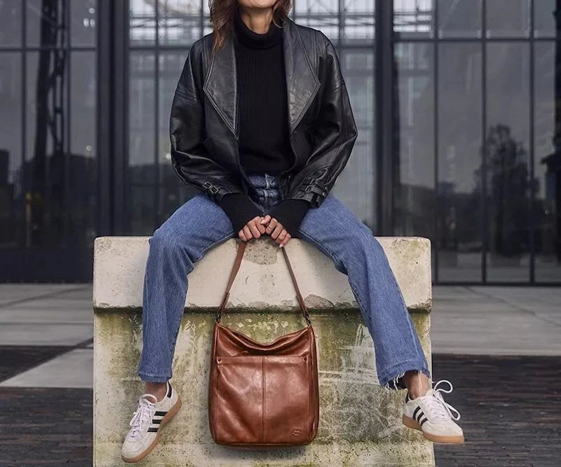 Spikes & Sparrow Apache Saar Shoulderbag Brandy