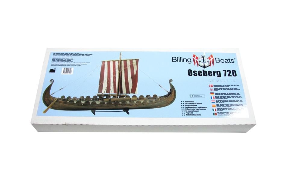Bausatz Wikingerschiff Oseberg special, 860 mm 1:25<br>Wikinger Segelschiff Modellbausatz