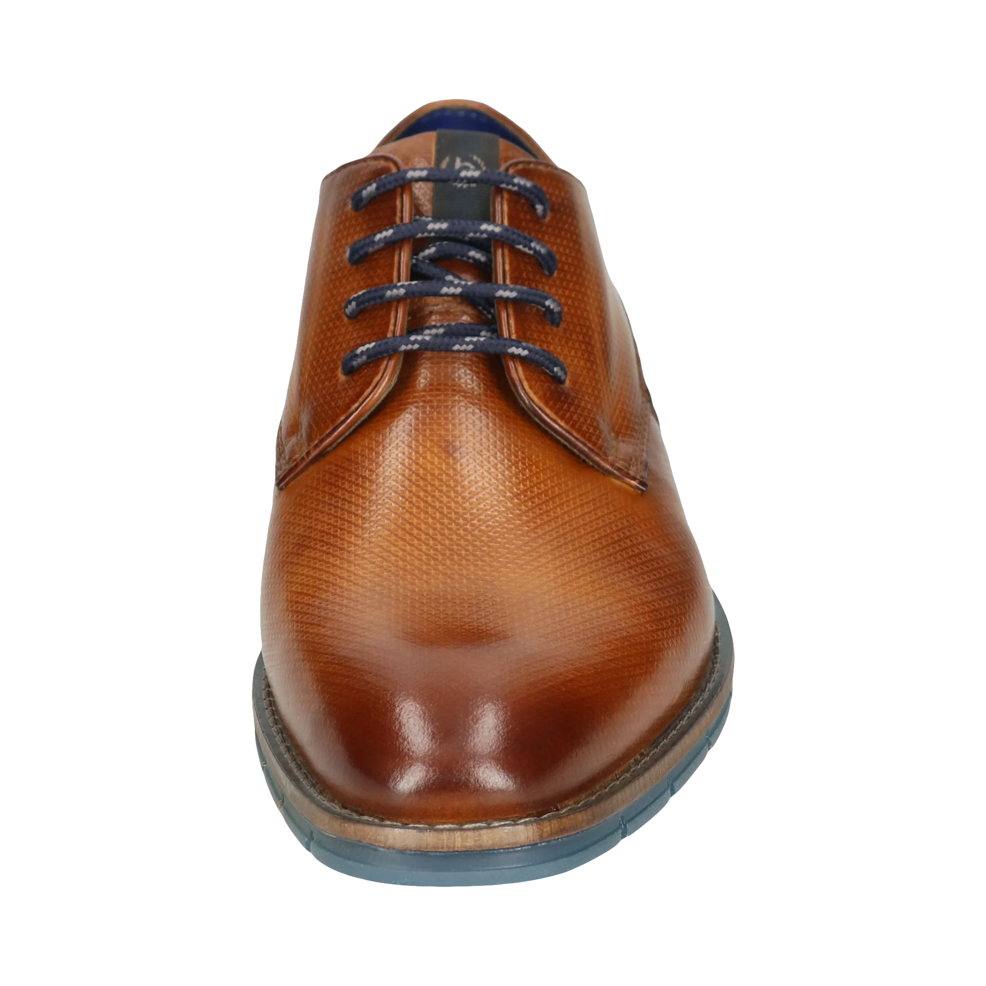 Leder Business Schnürer cognac