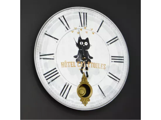 Horloge avec balancier Chats 58 cm Un chat