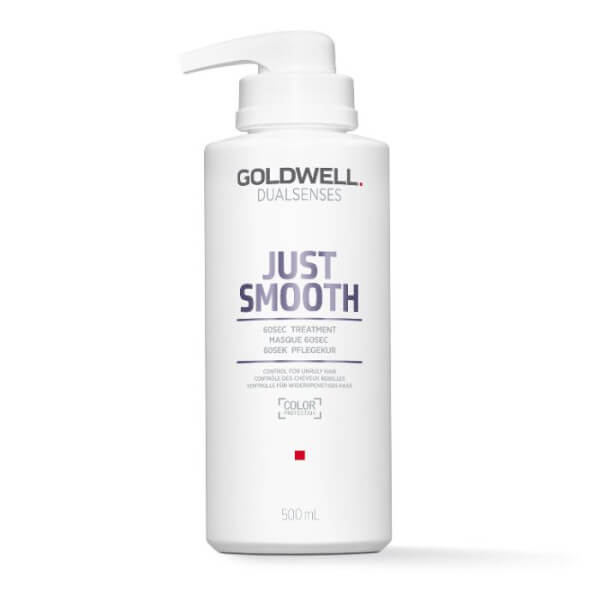 Masque traitement lissant 60 secondes Dual Senses Just Smooth Goldwell 500ml
