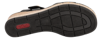 Rieker Sandal Sort 63781-00