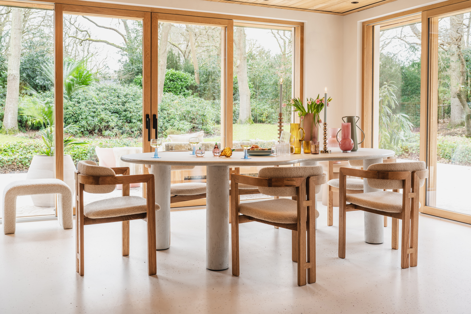 Bogard eettafel Cloud | Skyblue 280 cm