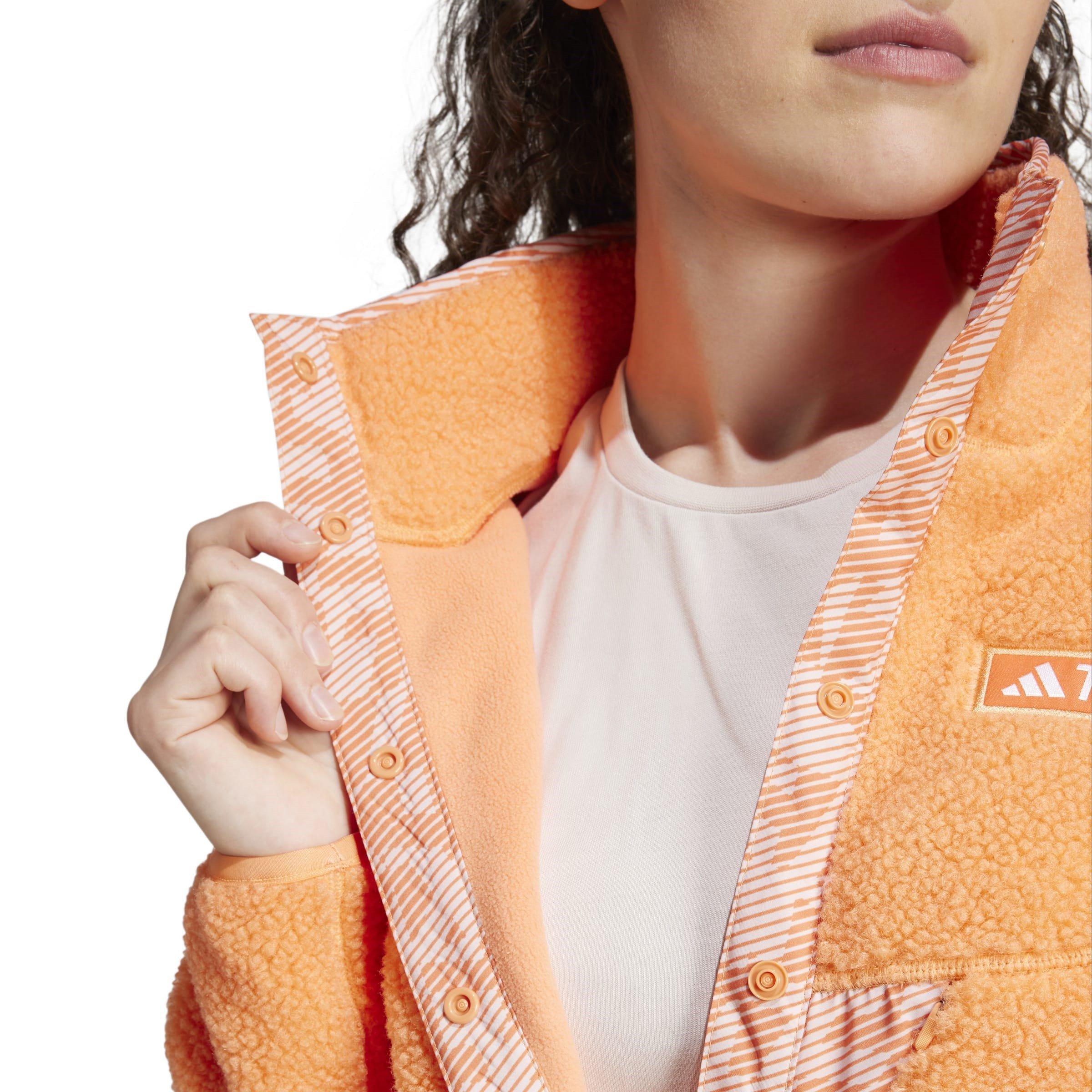 adidas Terrex Xploric High Pile Fleece Pullover Sweatshirt Womens