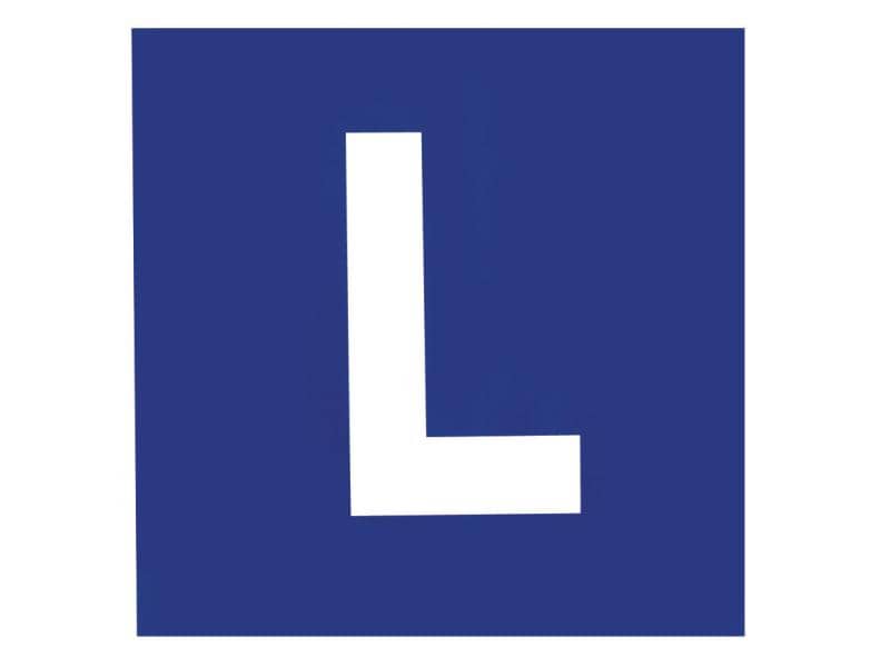 Unitec Schild «L» magnetisch Magnetisches «L»-Schild