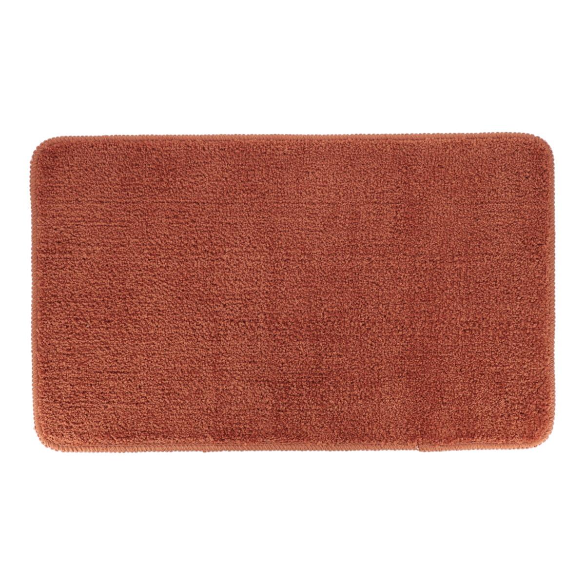 TAPIS MICROFIBRE DOUX DESSOUS LATEX 45X75CM CUIVRE