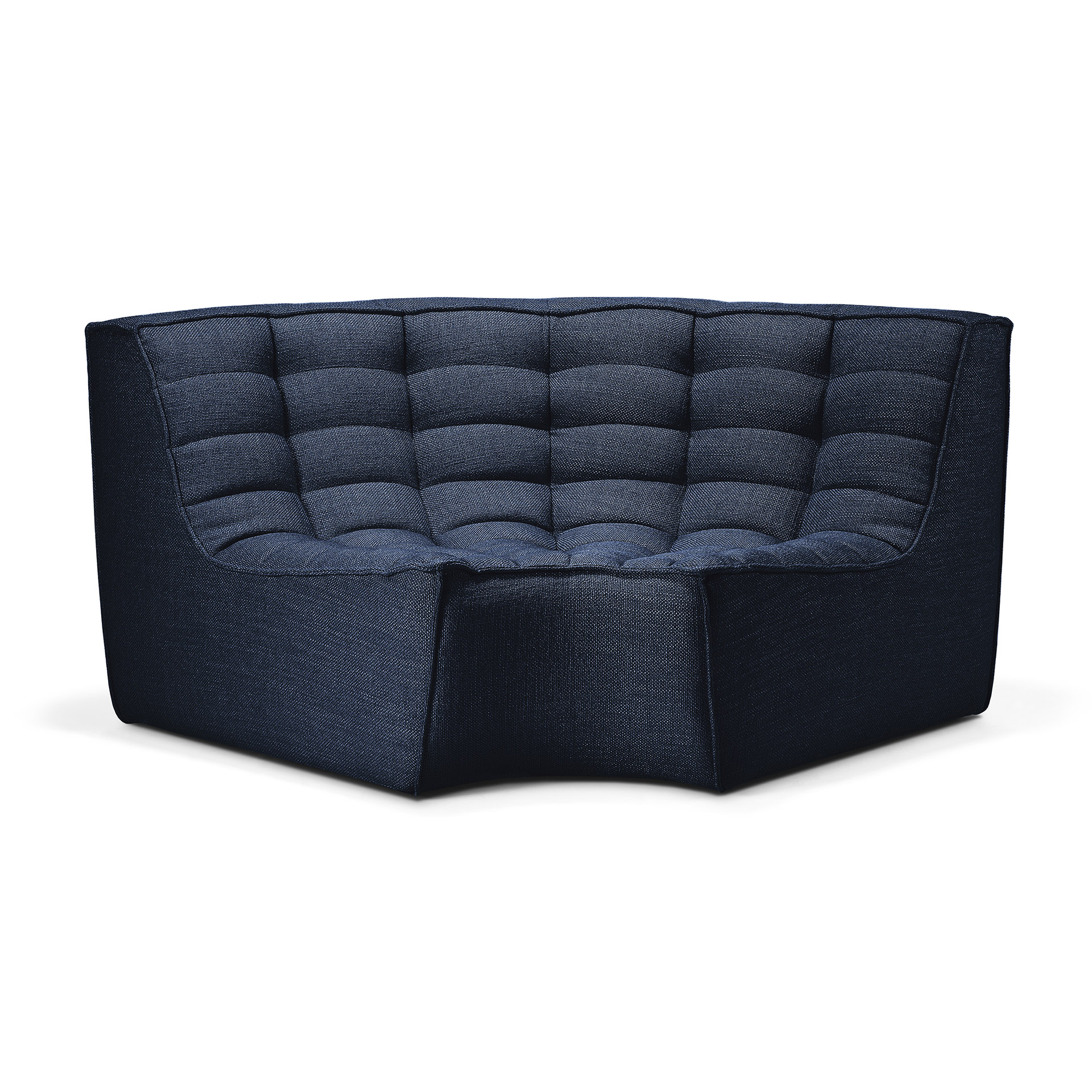 Sofa N701 90° rond hoekelement - eco stof graphite