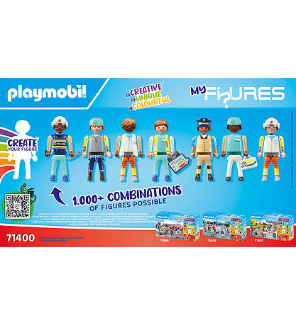 Playmobil City Action - My Figures: Rescue - 71400 - 59 Teile