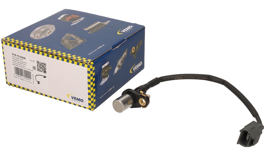 Impulsensor, krumtapaksel