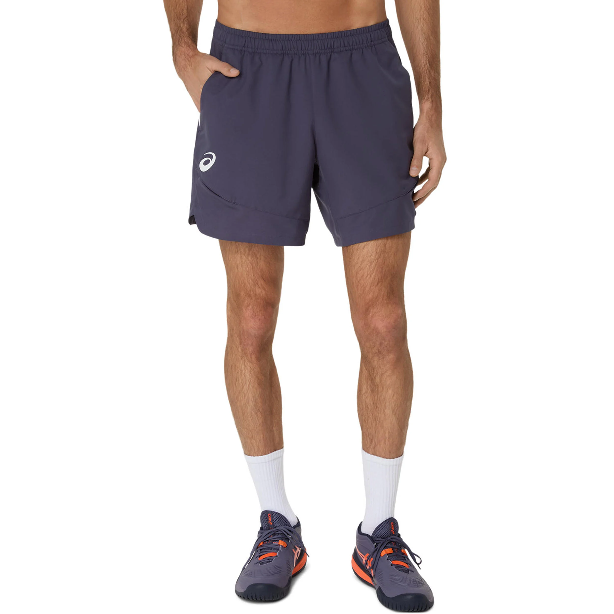 ASICS Match 7in Shorts Hommes - Bleu Foncé