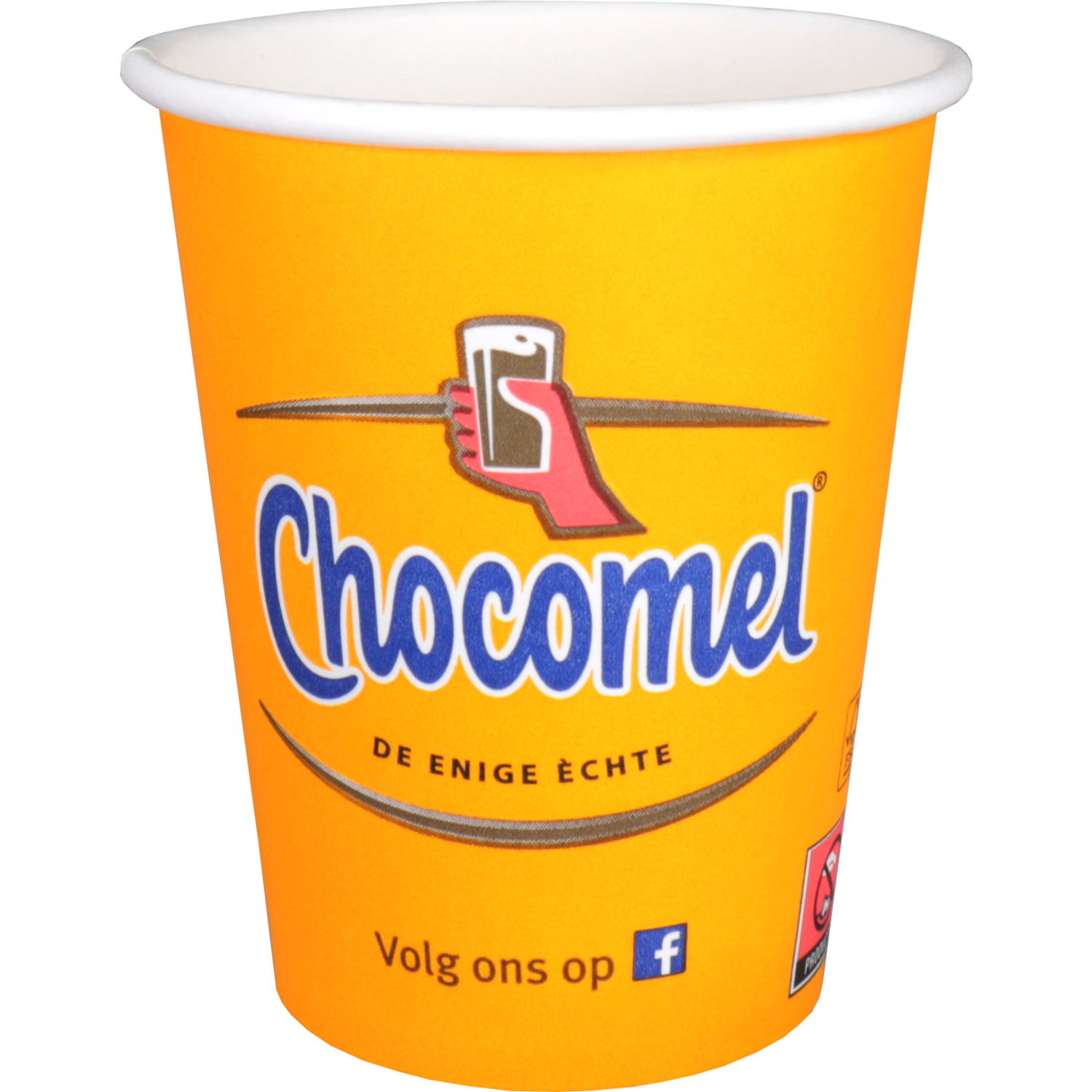 Chocomel, Chocomelbeker, Karton + PE, 250ml, 8oz, 92mm,
