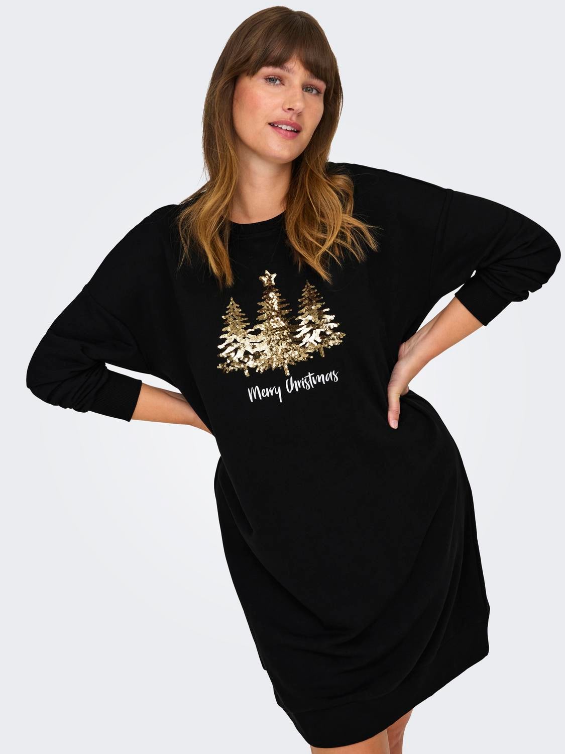CARXMAS Midikleid Black
