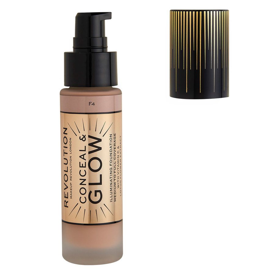 Makeup Revolution Conceal & Glow Foundation F4 23ml