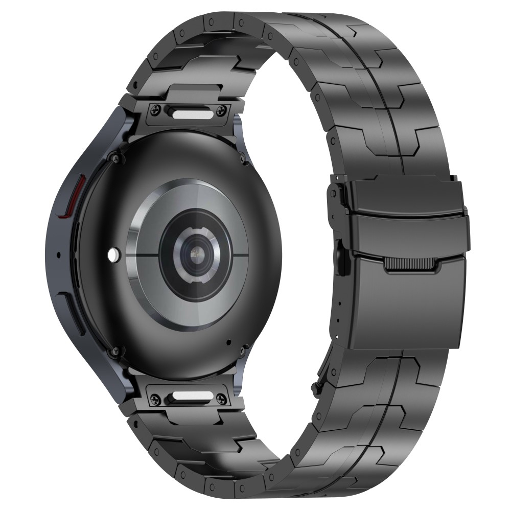 Samsung Galaxy Watch 4 Classic (42mm) Edelstahl Armband mit Butterfly-Verschluss - Schwarz