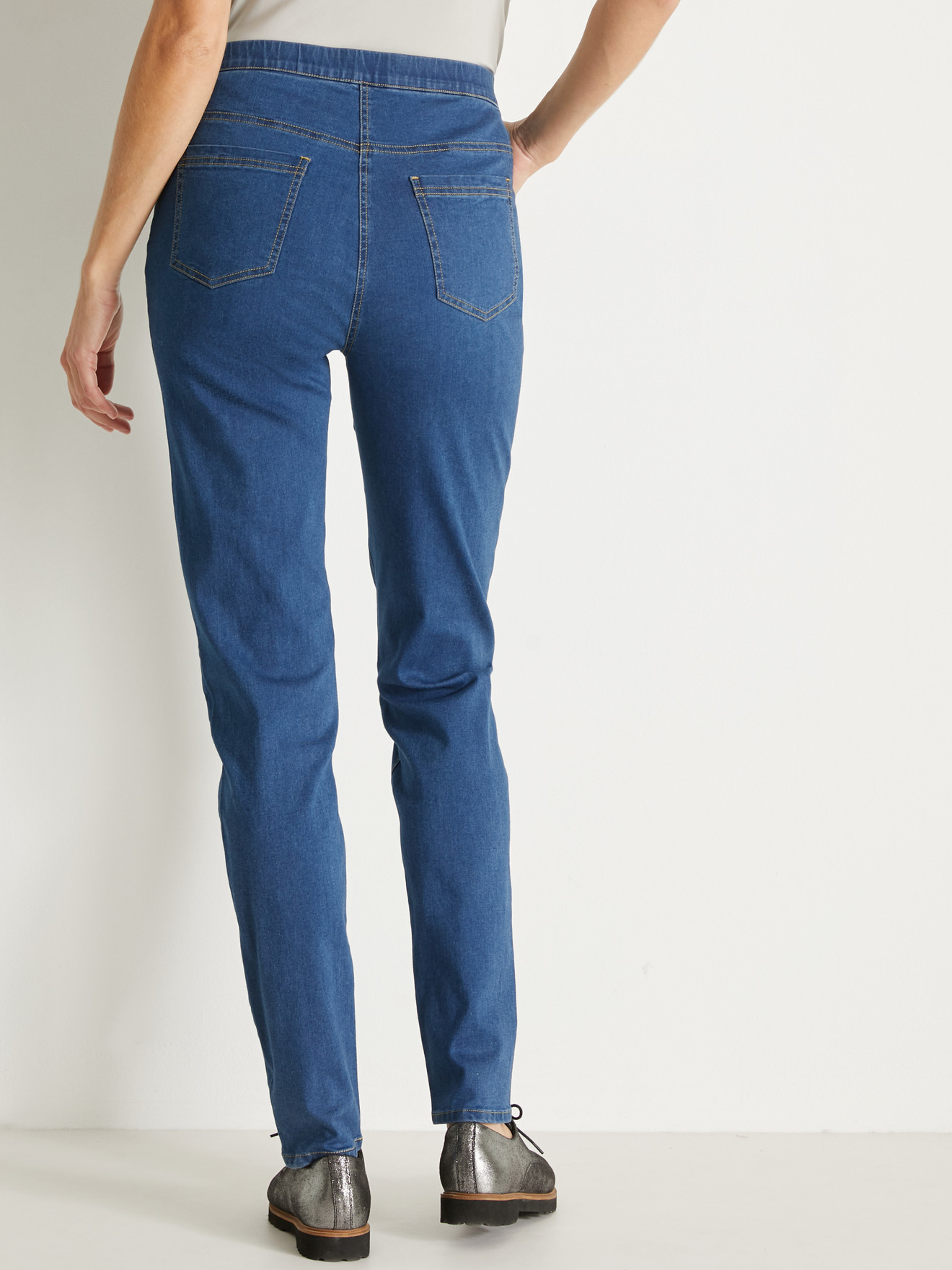 Tregging en denim