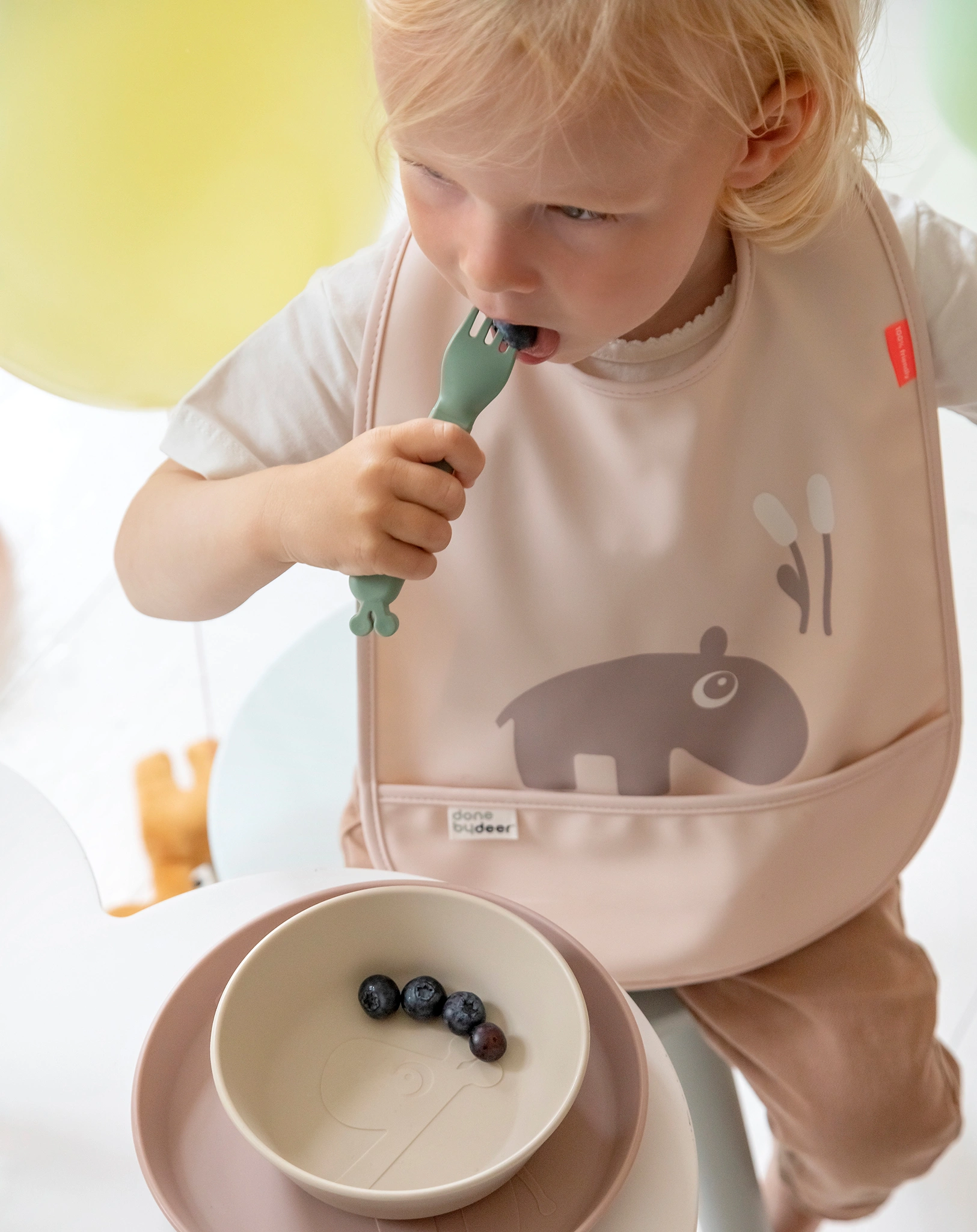 Gabel-Set KIDDISH - RAFFI 4er Pack in grün