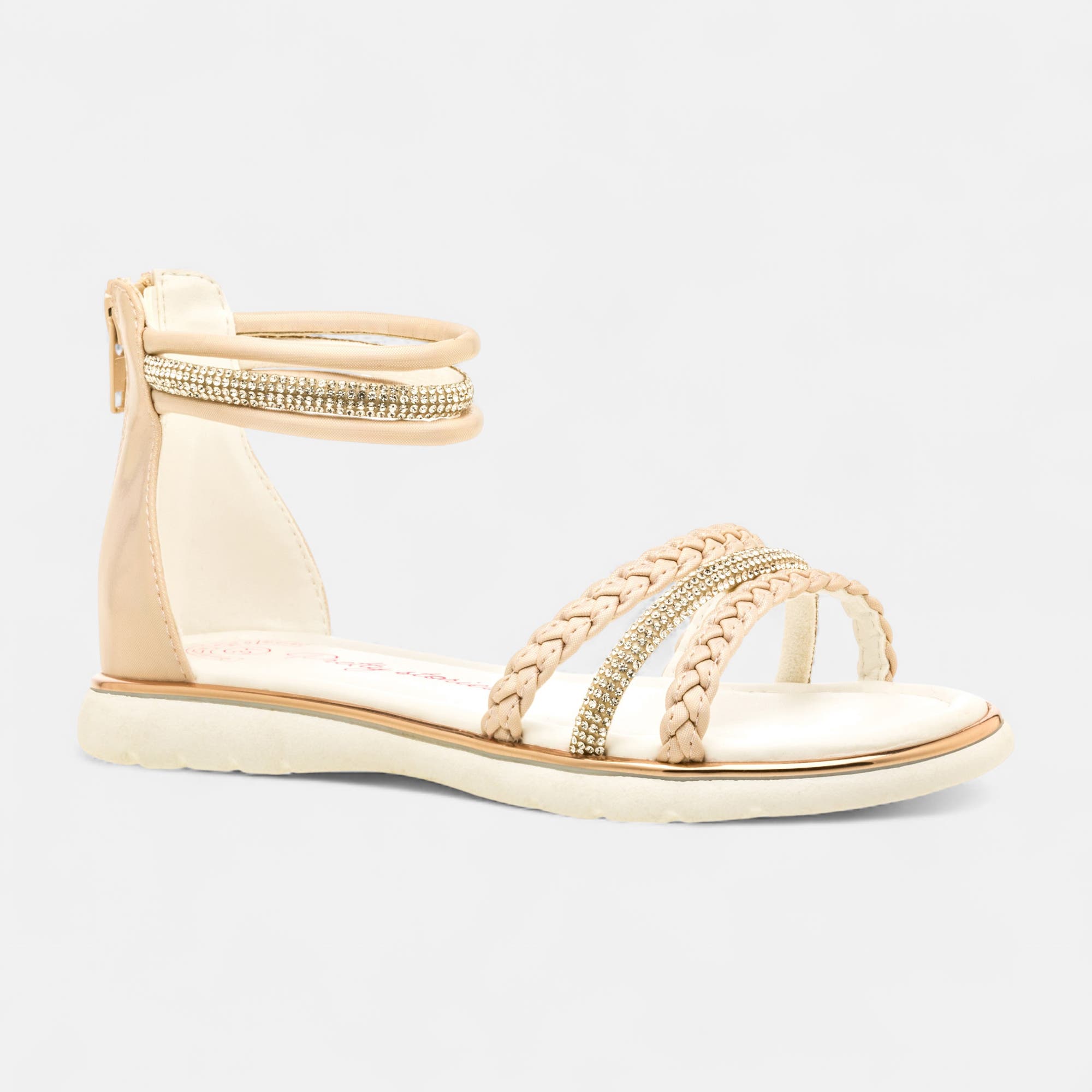Nu-pieds Fille rose