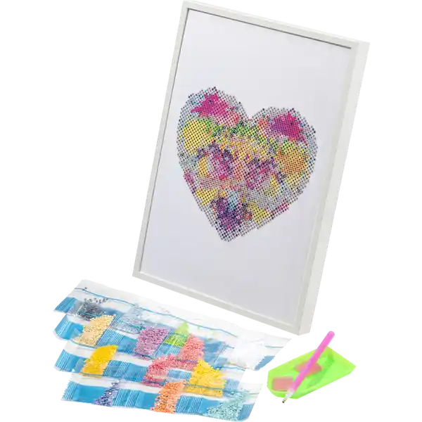 Diamond Painting-Set Herz