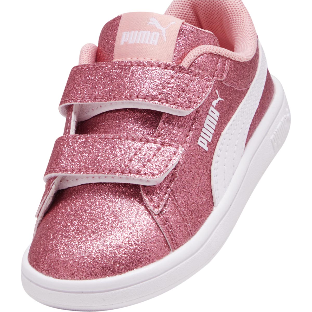 PUMA Smash 3.0 Glitz Glam Velcro Sneakers Børn